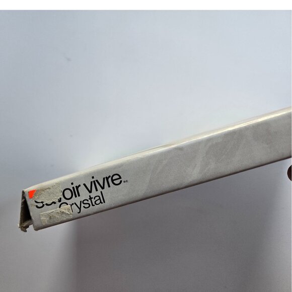 Savoir Vivre Crystal Japan Perfection Crystal Serving Plate 10" - Picture 6 of 7